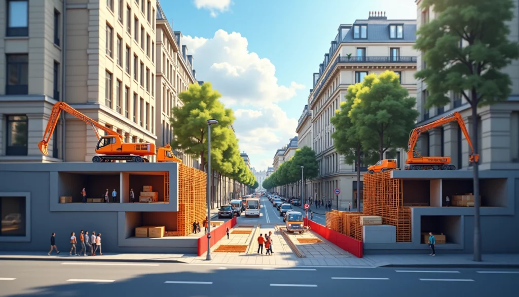 chantiers en Ile-de-France